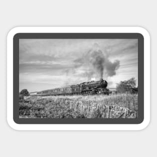 King Edward II - Black and White Sticker